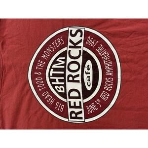 Vintage  Big Head Todd and the Monsters Band Tee Red Rocks L